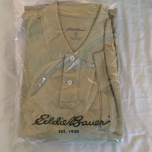 Eddie Bauer Polo XXL Color: Reed 100% Cotton